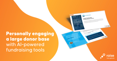 Personally engaging a large donor base with AI-powered fundraising tools