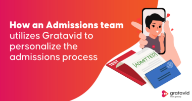 How an Admissions team utilizes Gratavid to personalize the admissions process