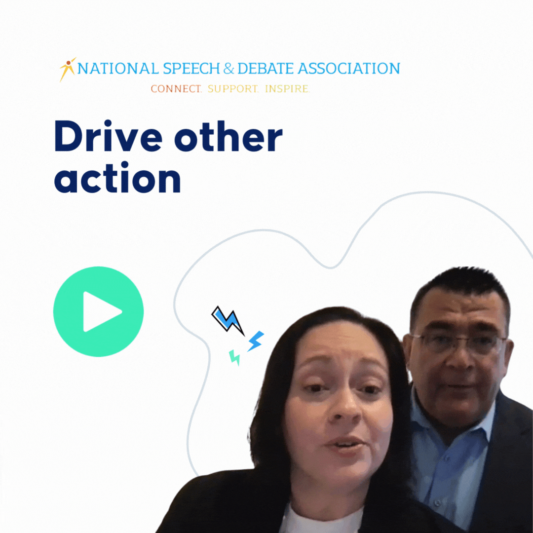 Drive action with donation thank you videos