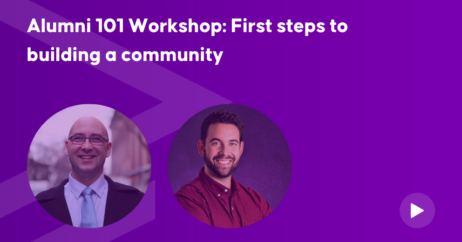 Alumni 101 Workshop: First steps to building a community