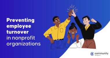 Preventing employee turnover in nonprofit organizations
