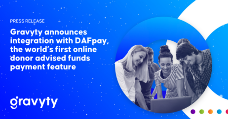 Gravyty announces integration with DAFpay™, the world’s first online donor advised funds payments feature