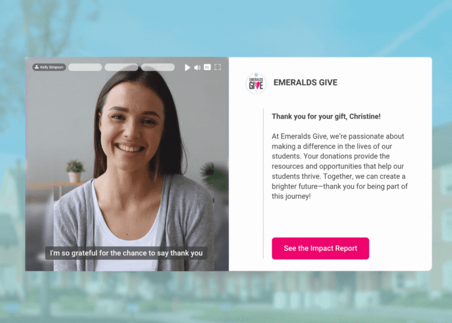 Gravyty video messages for mentoring