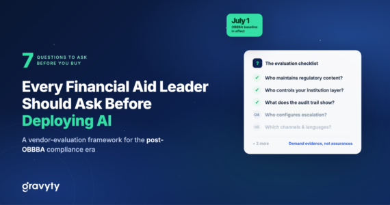 7 Questions Every Financial Aid Leader Should Ask Before Deploying AI 