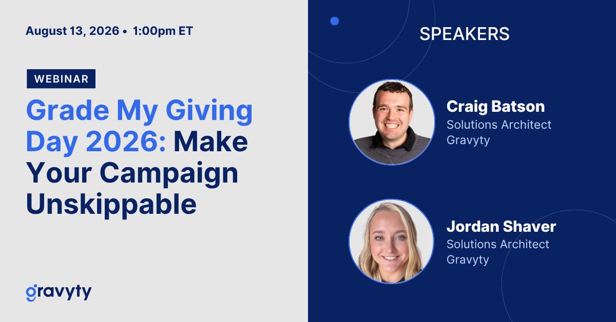 Grade My Giving Day 2026: Make Your Campaign Unskippable