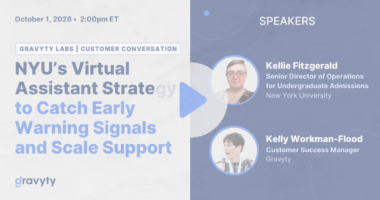 NYU’s Virtual Assistant Strategy to Catch Early Warning Signals and Scale Support